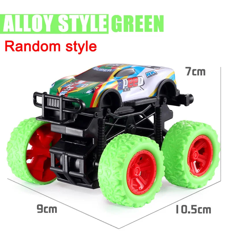Pull Back Toy Car Inertial Rotation Car Four-wheel Drive Off-road Vehicle SUV Racing Power Car Children's Toy CarGift Quick Pick Grocers